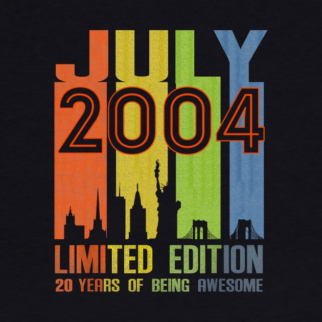 July 2004 20 Years Of Being Awesome Limited Edition by Vintage White Rose Bouquets